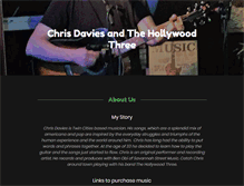 Tablet Screenshot of chrisdaviesmusic.com